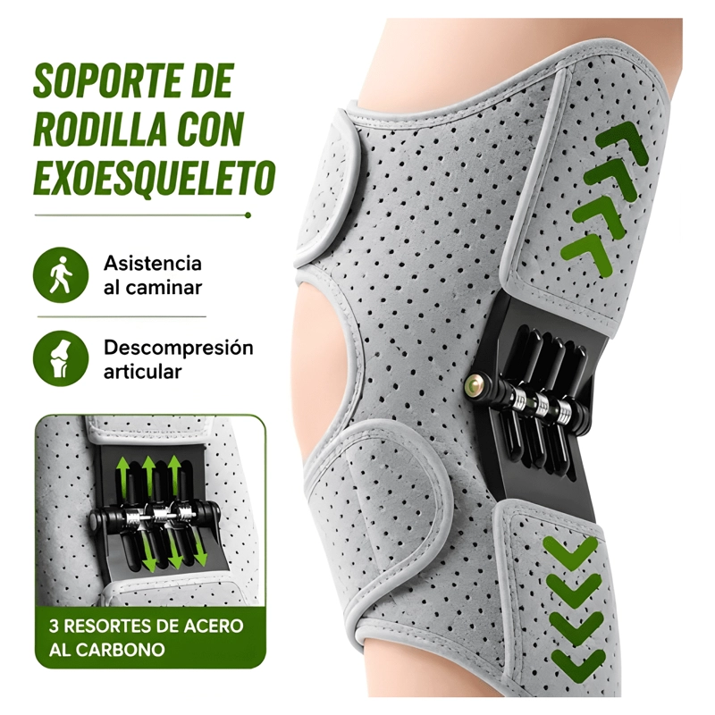 RODILLERA ORTOPE DICA GACCOA GAC-101316 CON RESORTE GRIS - 3