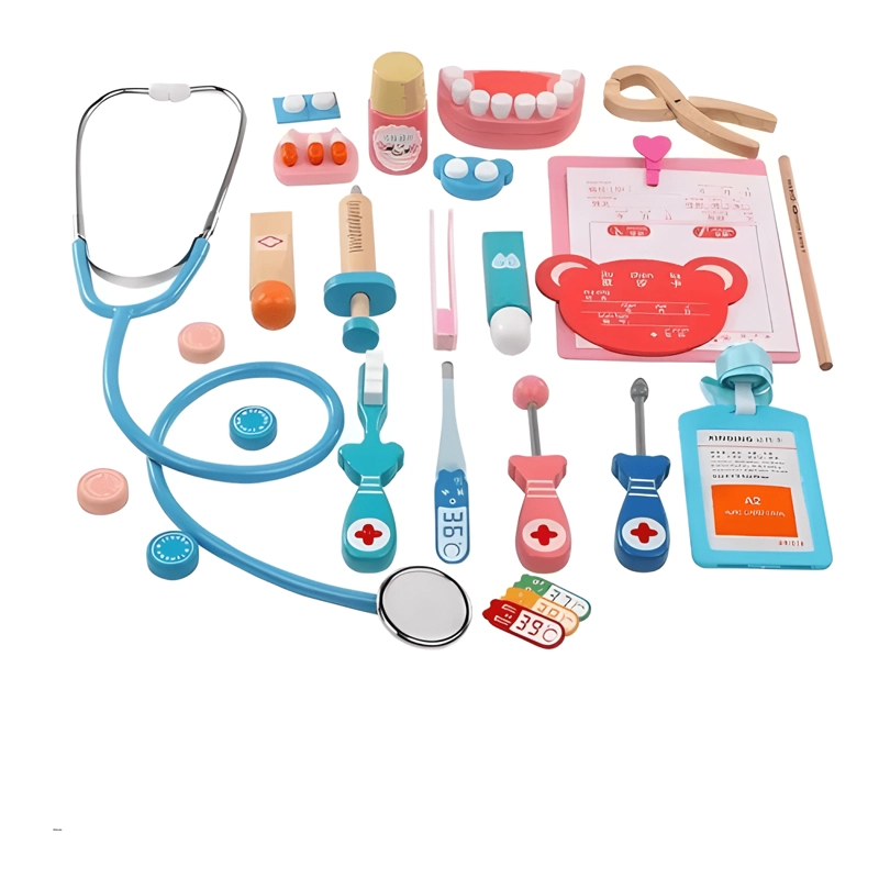 JUEGO SIMULACION DOCTOR DENTISTA JUGUETE DE MADERA - 4