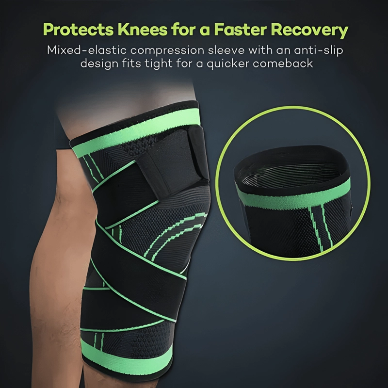 VENDA ELASTICA PARA RODILLA CON VELCRO AJUSTABLE #2 - 4