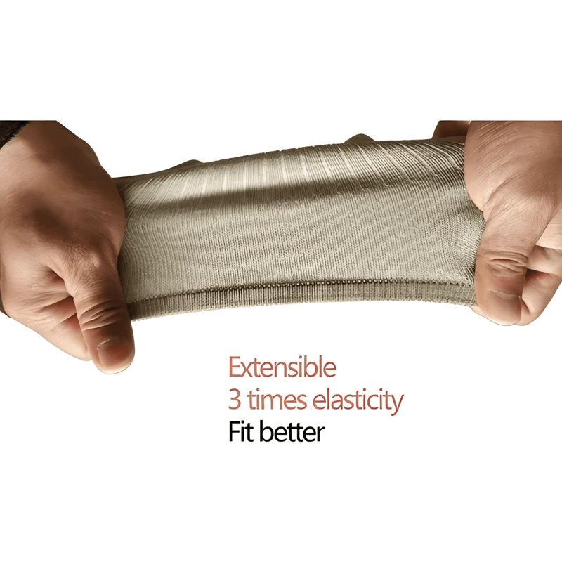 PAR RODILLERAS COMPRESION DEPORTIVA LANA CALENTADOR - 4