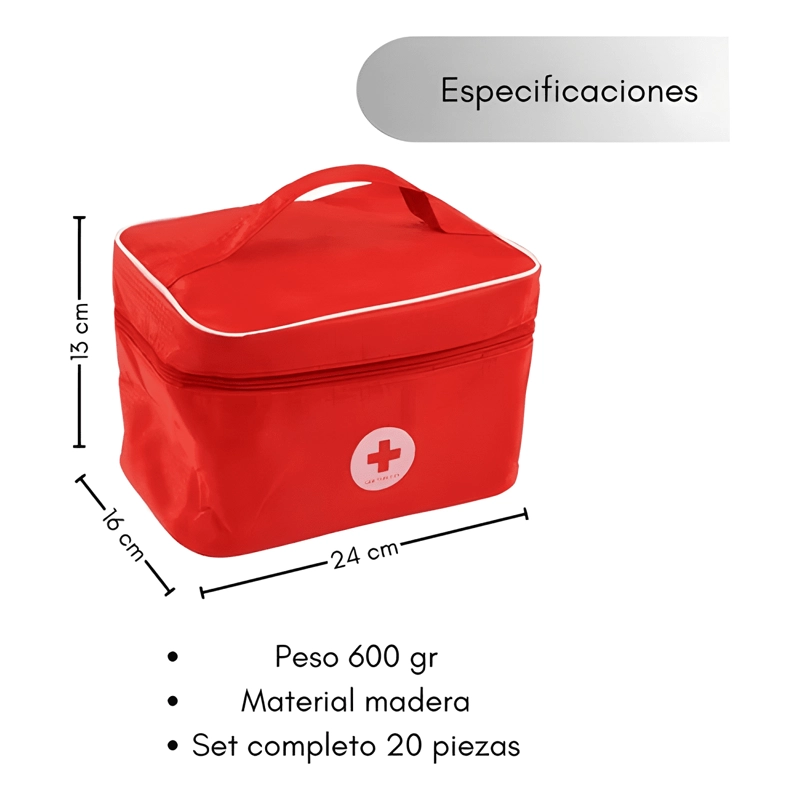 SET JUEGO DE ROLES DOCTOR MADERA MEKALIN PARA NIÑOS #1 - 1