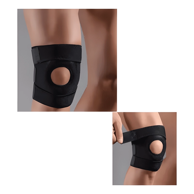 RODILLERA MARIN NEOPRENO AJUSTABLE ANTIDESLIZANTE NEGRA #1 - 2