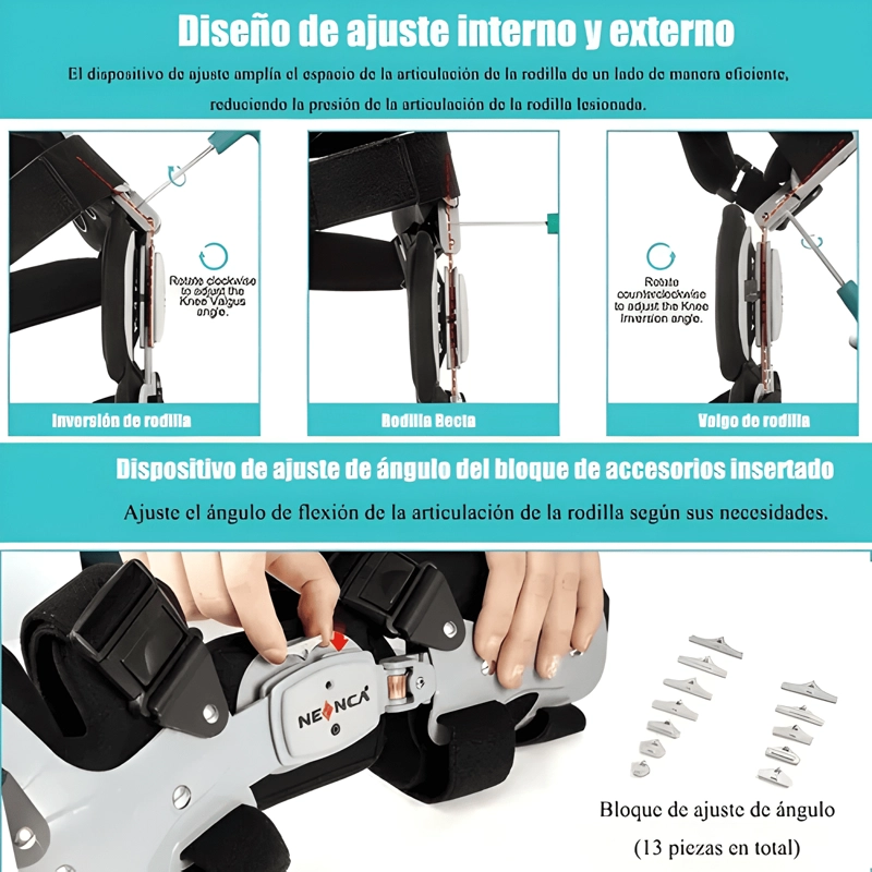 RODILLERA ME DICA AJUSTABLE PARA LESIONES ACL MCL PCL #1 - 1