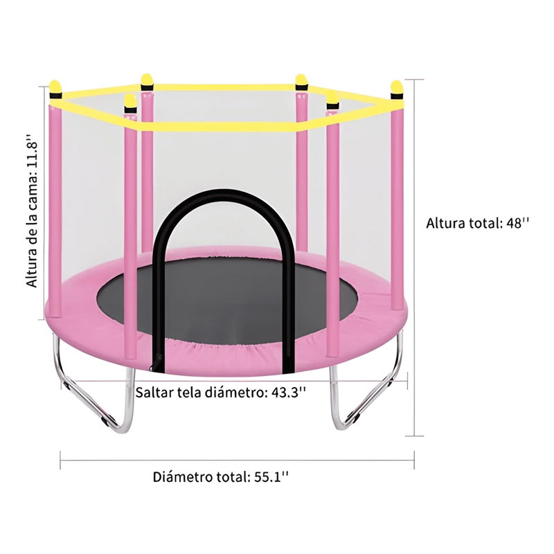 CAMA ELASTICA TRAMPOLIN PARA LOS MAS PEQUEÑOS - 3