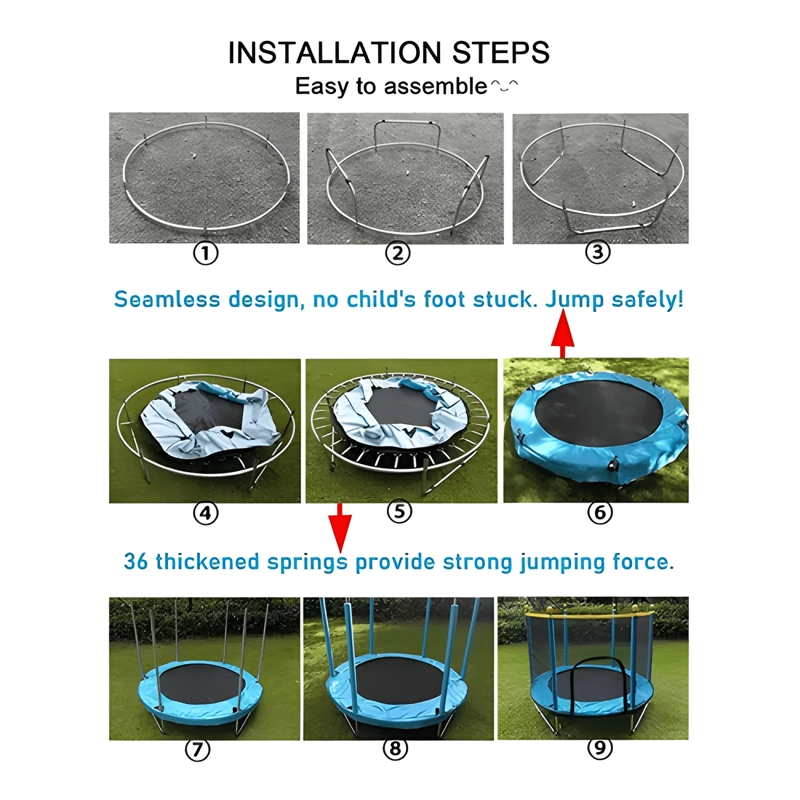 CAMA ELASTICA TRAMPOLIN PARA NIÑOS 1,4 M - 3