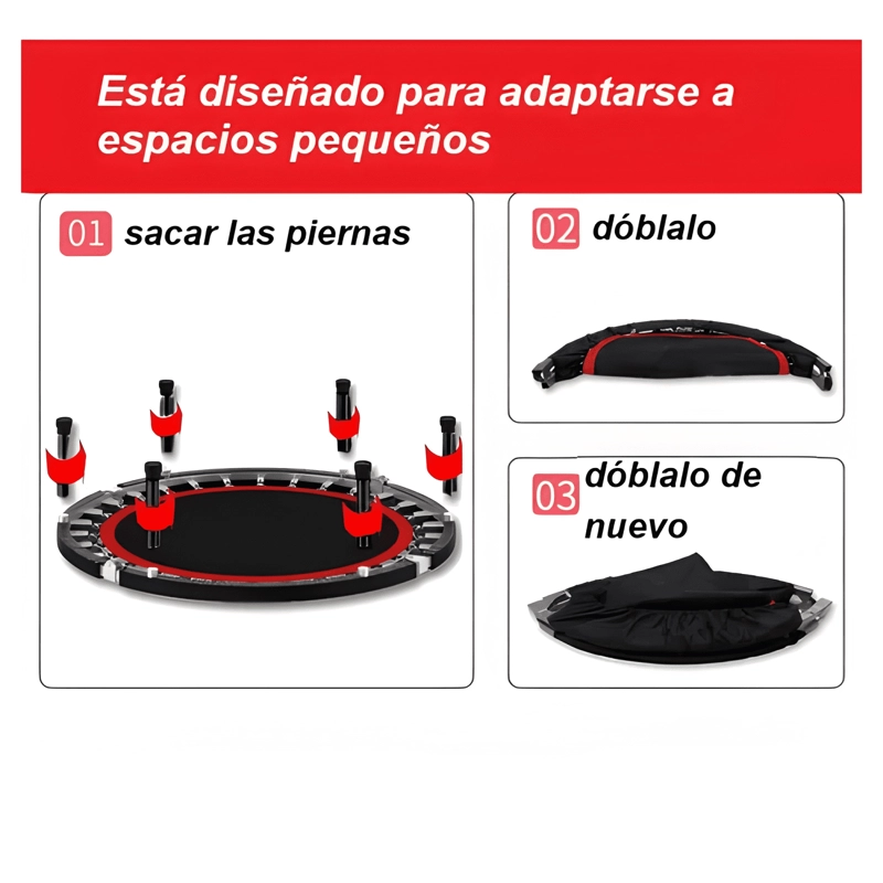 TRAMPOLIN CAMA ELASTICA CON SOPORTE FIT 1,2 M #2 - 3