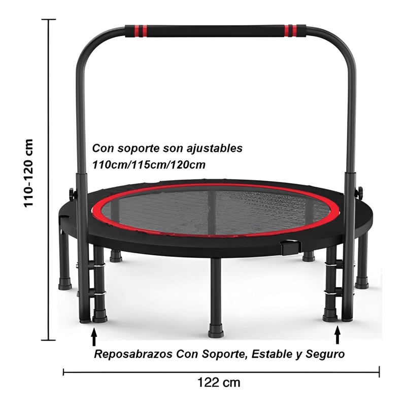 TRAMPOLIN CAMA ELASTICA CON SOPORTE FIT 1,2 M #2 - 4