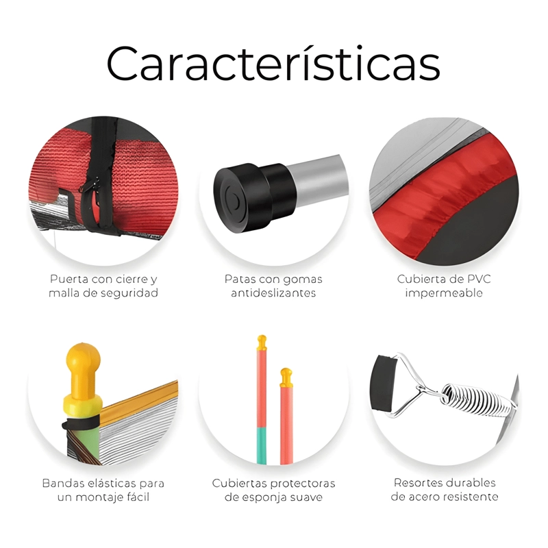 CAMA ELASTICA TRAMPOLIN PARA EXTERIOR 1,4 M - 4