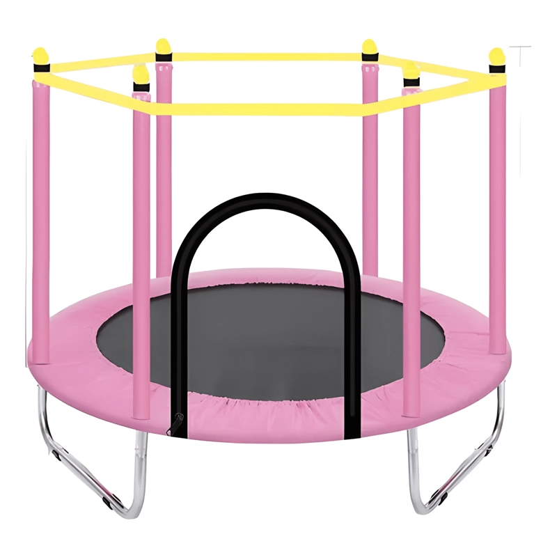 MINI TRAMPOLIN SALTARINA PARA NIÑOS ROSADO - 4