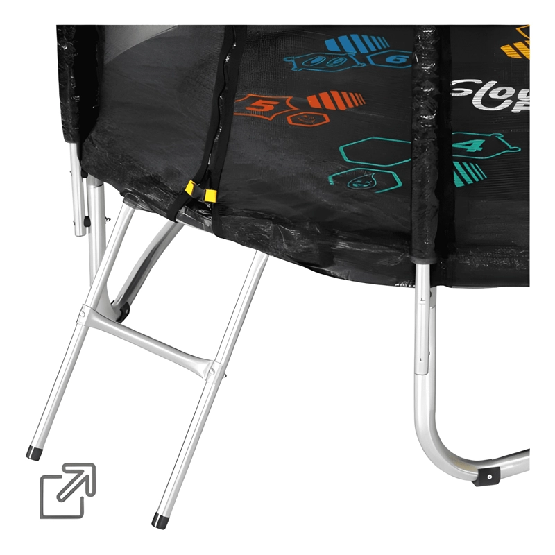 CAMA ELASTICA GLOWUP CON ARO DE BASQUET 3,05 M MULTICOLOR - 3