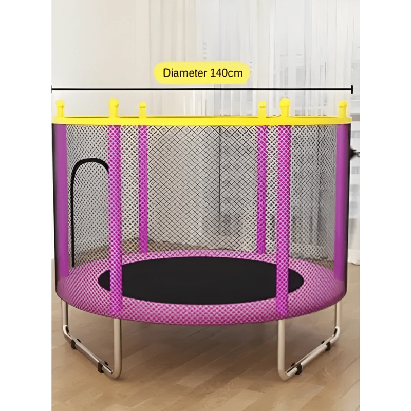 CAMA ELASTICA TRAMPOLIN PARA NIÑOS ROSADA - 2