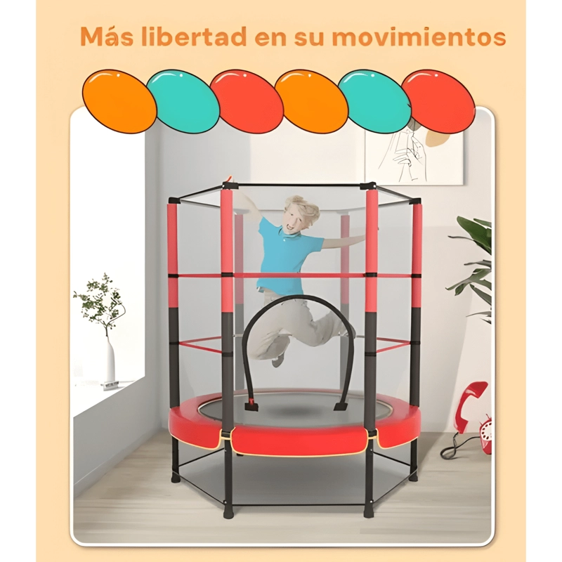 CAMA ELASTICA TRAMPOLIN PARA NIÑOS 165 X 140 CM #1 - 3