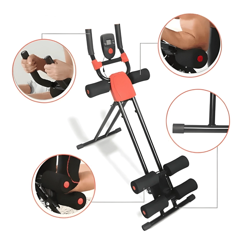 MAQUINA DE ABDOMINALES VERTICAL REFORZADA FITNESS - 4