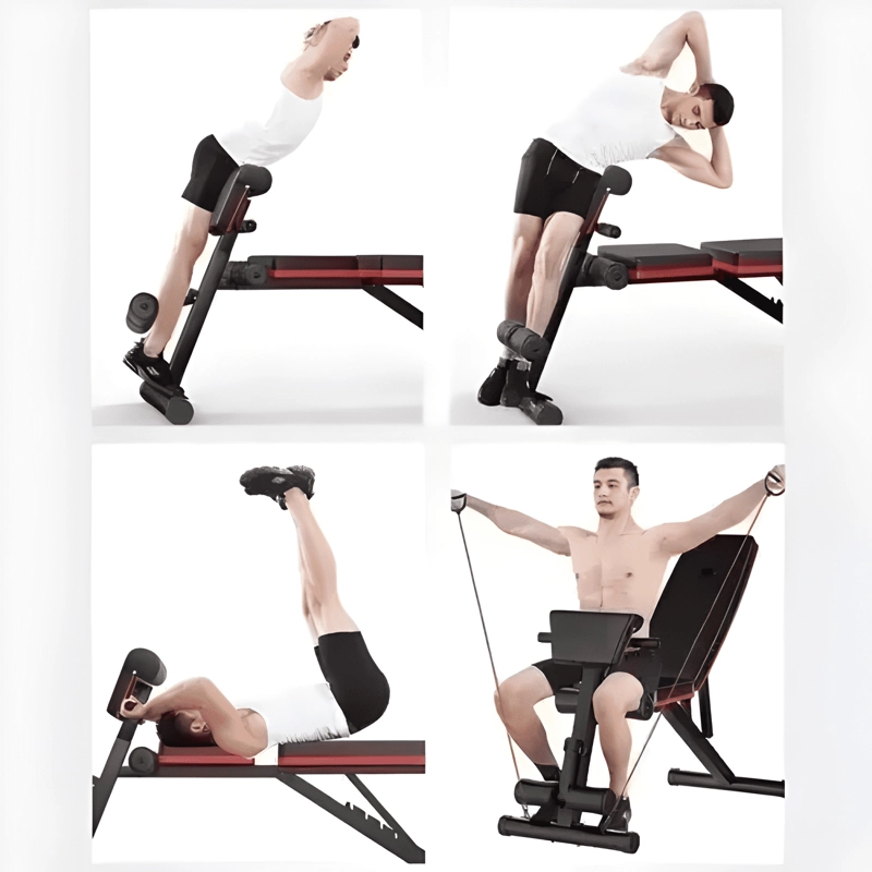 BANCA DE EJERCICIOS MULTIFUNCIONAL PARA ABDOMINALES - 1