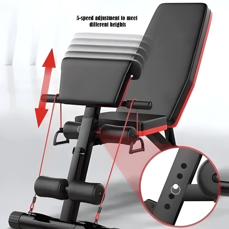BANCA DE EJERCICIOS MULTIFUNCIONAL PARA ABDOMINALES - 2