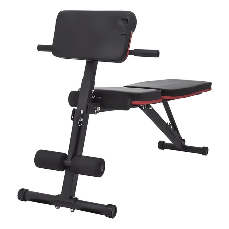 BANCO ABDOMINAL PLEGABLE CON RESPALDO 7 POSICIONES NEGRO #2 - 4