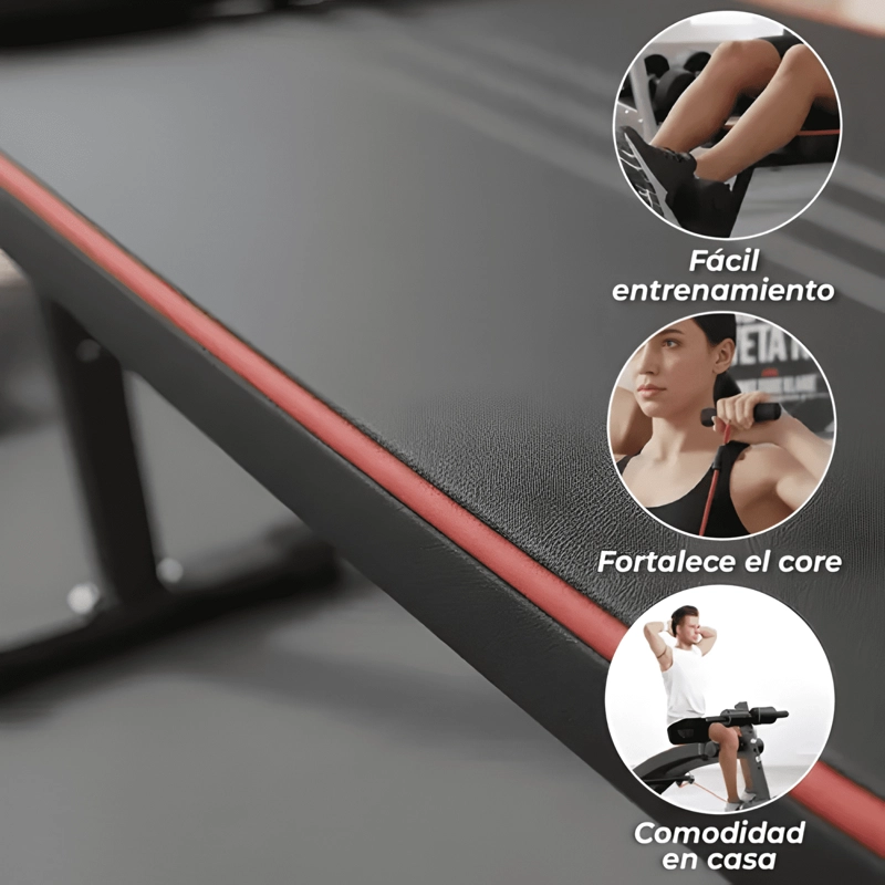 BANCA DE ABDOMINALES PROFESIONAL M. O. NEGRA - 3