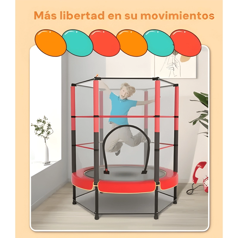 CAMA ELASTICA TRAMPOLIN PARA NIÑOS 165 X 140 CM #2 - 4