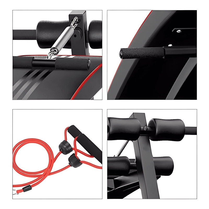 MAQUINA DE ABDOMINALES CON BANDAS ELASTICAS 233032 - 1