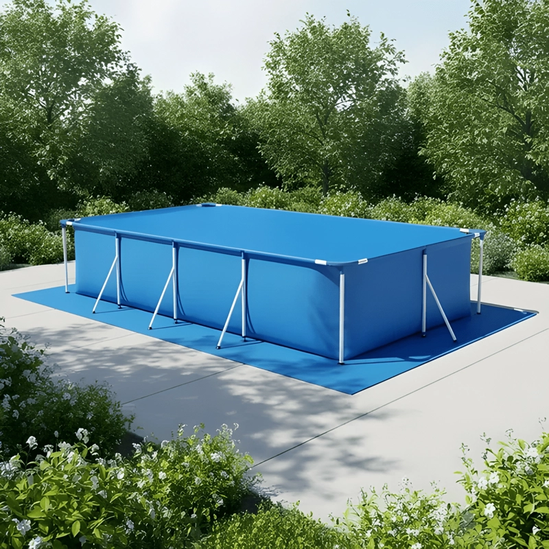 LONA PROTECTORA DE PISO PARA PISCINAS 338X239 MM AZUL #2 - 4