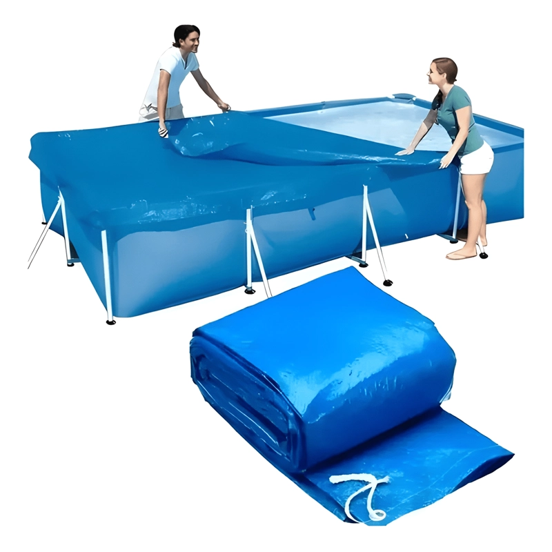 COBERTOR DE PISCINA RECTANGULAR DE POLIETILENO 450X250 MM - 1