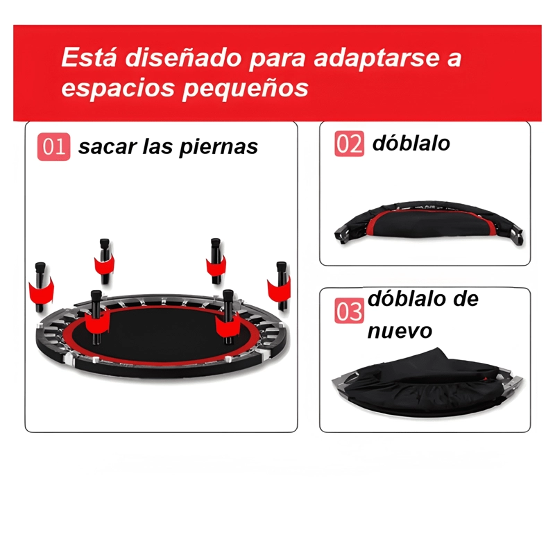 TRAMPOLIN CAMA ELASTICA CON SOPORTE FIT 1,2 M #3 - 3
