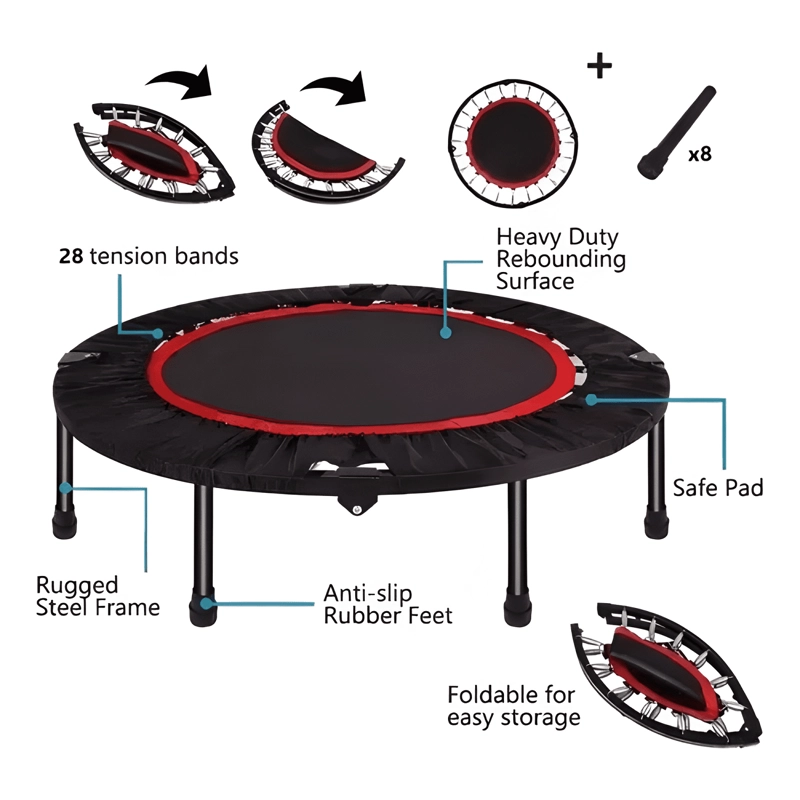 TRAMPOLIN CAMA ELASTICA CON SOPORTE FIT 1,2 M #1 - 2