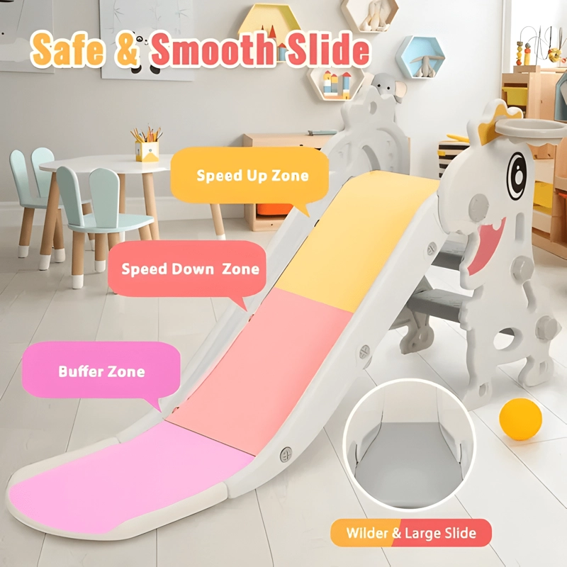TOBOGAN INFANTIL PLEGABLE NICE IDAEL 80294 ANTIDESLIZANTE - 3