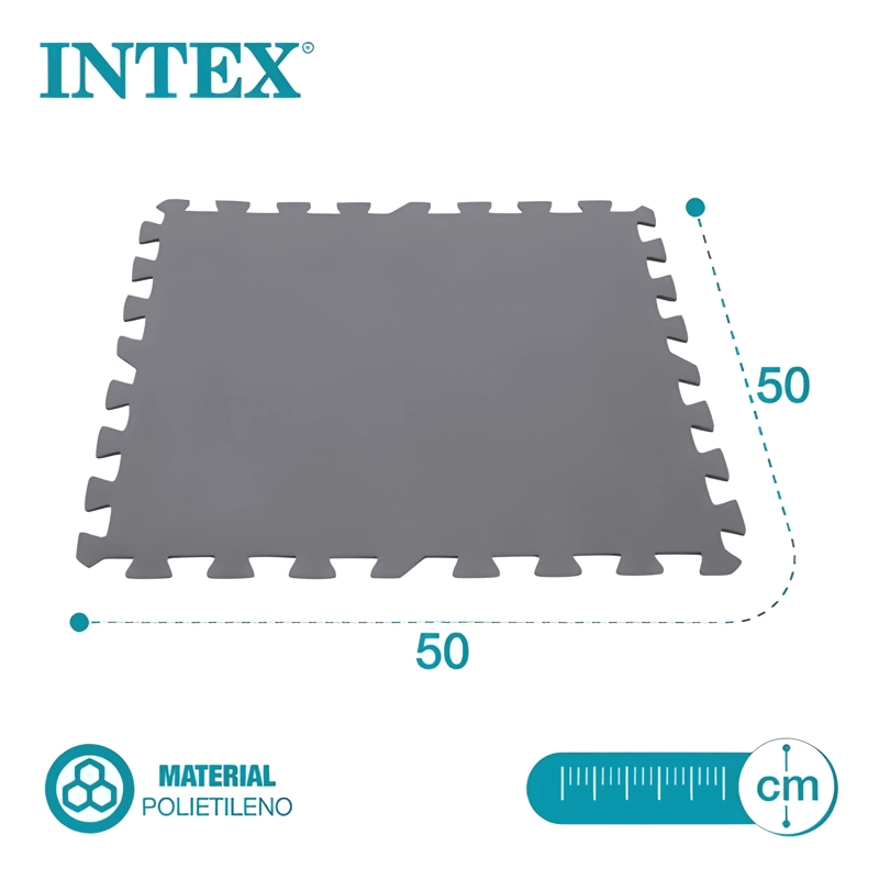 PROTECTOR DE PISO INTEX PARA PISCINA 50X50 CM - 2