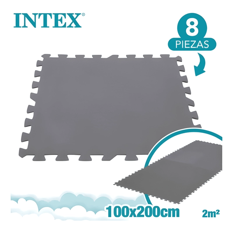 PROTECTOR DE PISO INTEX PARA PISCINA 50X50 CM - 3