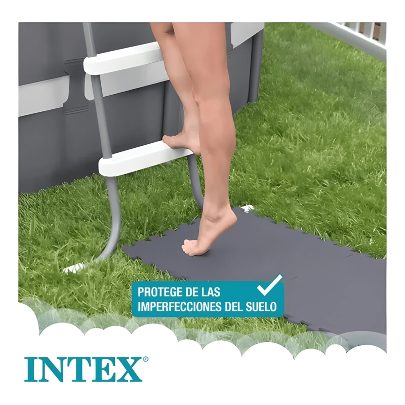 PROTECTOR DE PISO INTEX PARA PISCINA 50X50 CM - 4