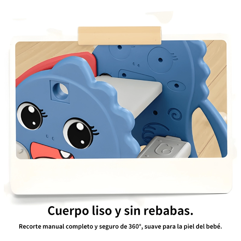 TOBOGAN PLEGABLE DE INTERIOR PARA NIÑOS AZUL #1 - 4
