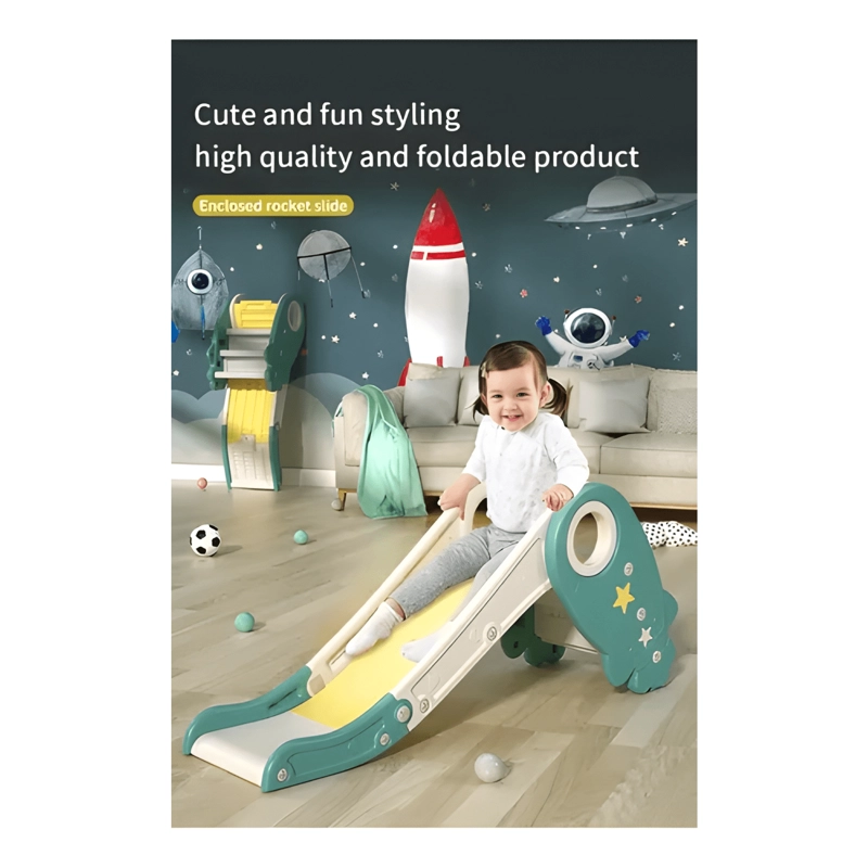 RESBALIN COHETE PLEGABLE DE PLASTICO PARA NIÑOS #1 - 3