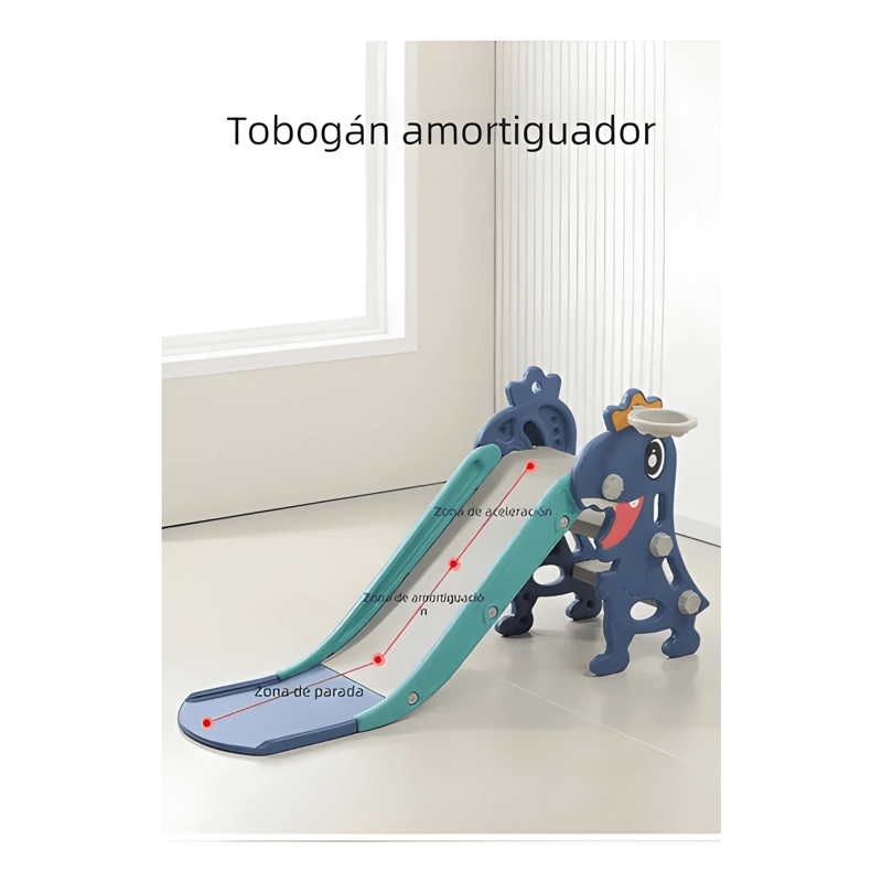 TOBOGAN RESBALIN PLEGABLE DE INTERIOR CON ARO Y PELOTA #2 - 3