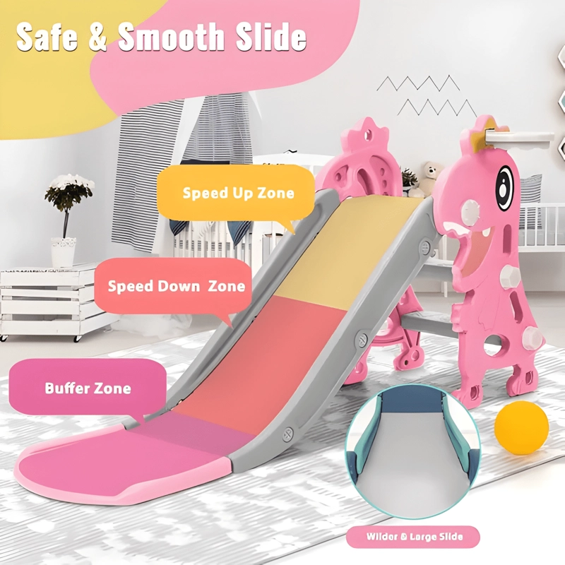 TOBOGAN RESBALIN INFANTIL PARA NIÑOS DE 1 A 3 AÑOS ROSA #3 - 4