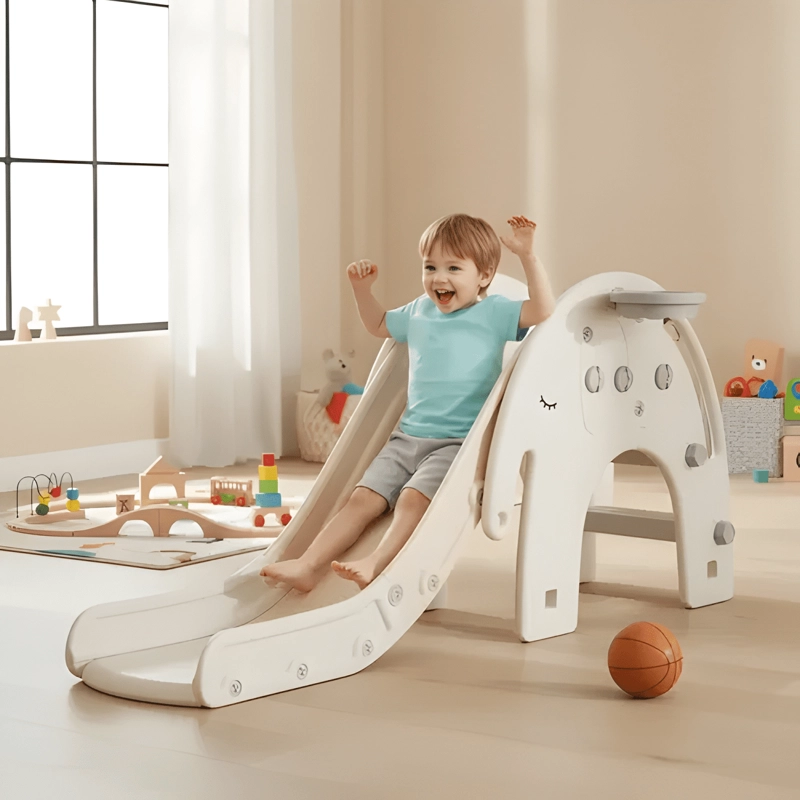 RESBALIN INFANTIL ELEFANTE BLANCO Y BEIGE - 2
