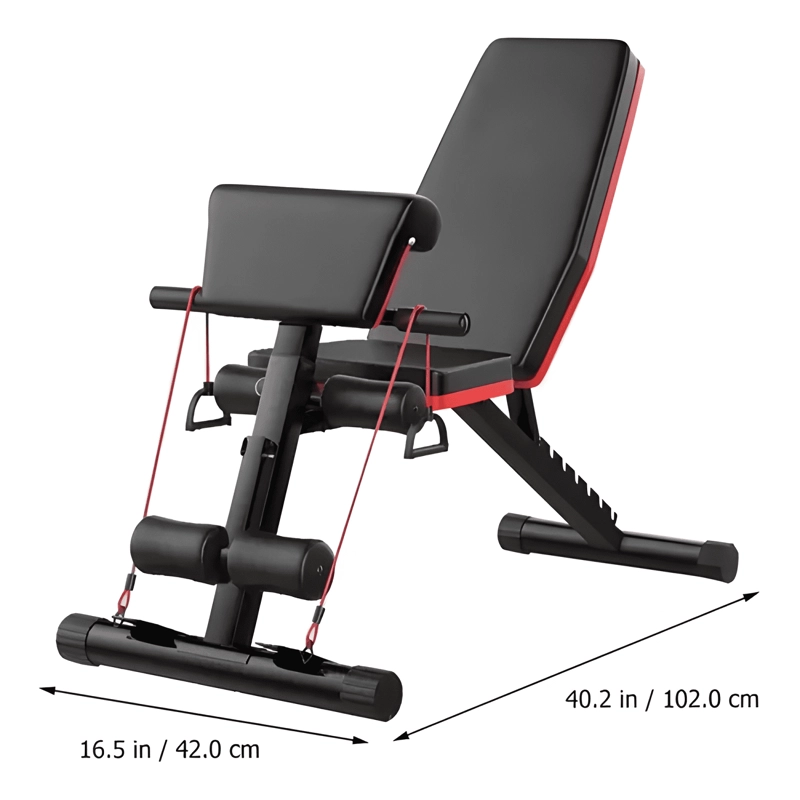 BANCO MULTIFUNCIONAL AJUSTABLE INCLINABLE Y RECLINABLE - 1