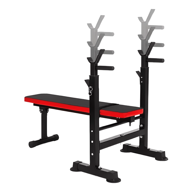 PRESS BANCA CON RACK DE SENTADILLA Y BANCO ABDOMINAL - 2