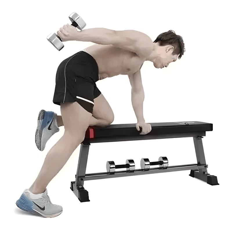 BANCA DE ABDOMINALES CON DOBLE SOPORTE 300 KG - 2