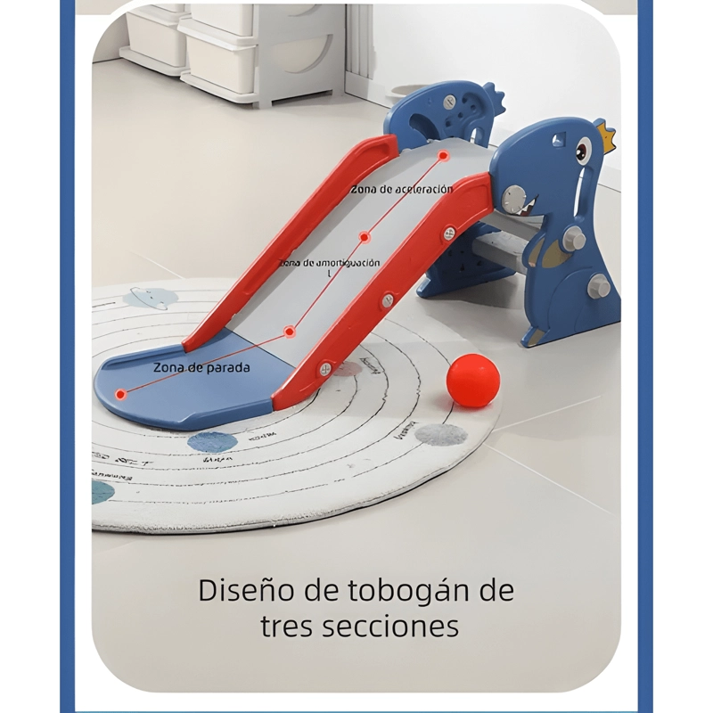 RESBALIN PLEGABLE CON ARO Y PELOTA 122X52X35 CM #3 - 2