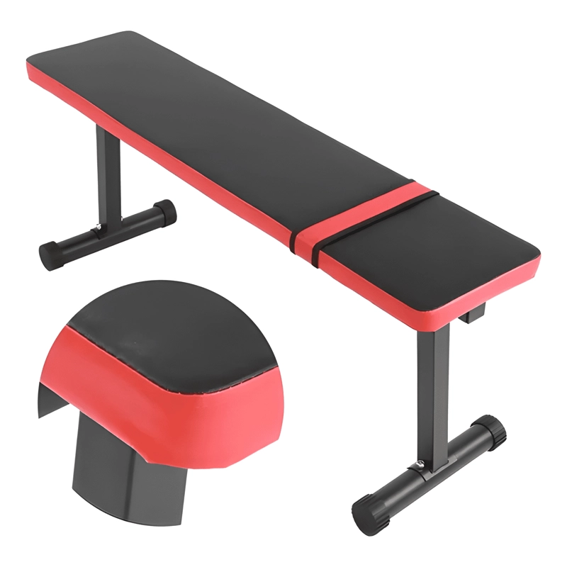 BANCO PLANO ACOLCHADO DE ENTRENAMIENTO Y MUSCULACION FITNESS - 1