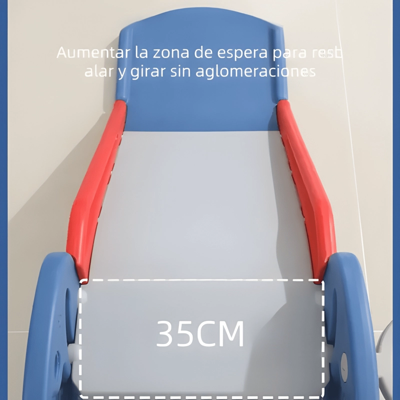 TOBOGAN PLEGABLE DE INTERIOR CON ARO DE BALONCESTO #1 - 1