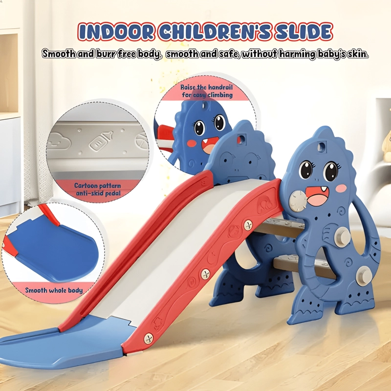TOBOGAN PLEGABLE DE INTERIOR PARA NIÑOS AZUL #12 - 2