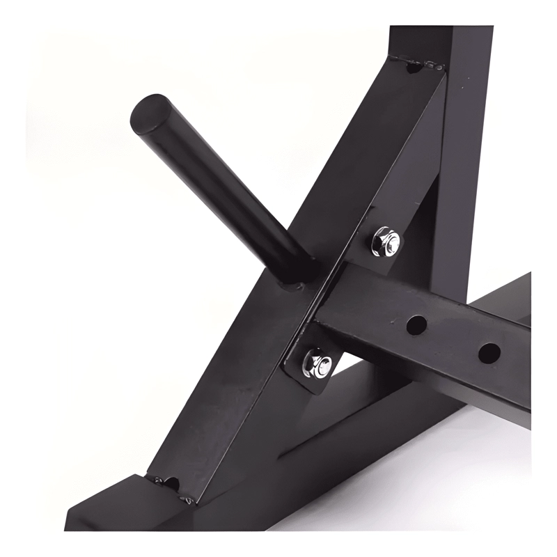 RACK PORTABARRAS AJUSTABLE DE ACERO PARA MUSCULACION #1 - 2