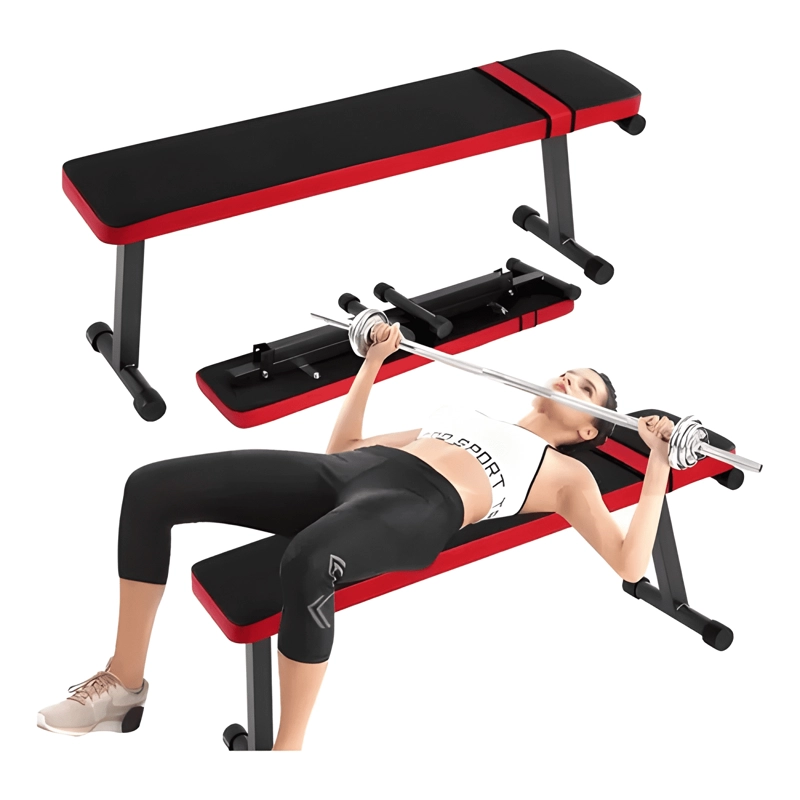 BANCO PLANO ACOLCHADO DE ENTRENAMIENTO Y MUSCULACION - 2