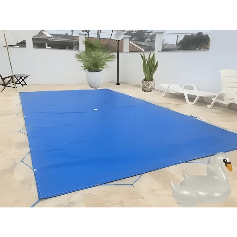 LONA DE PISCINA IMPERMEABLE 200 MICRAS 4X8 AZUL - 1