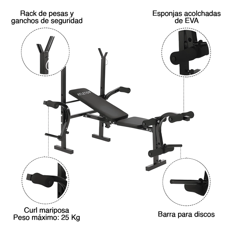 PRESS BANCA MULTIFUNCIONAL FIT - 3