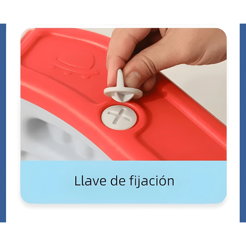 RESBALIN PLEGABLE CON ARO Y PELOTA 122X52X35 CM #5 - 1