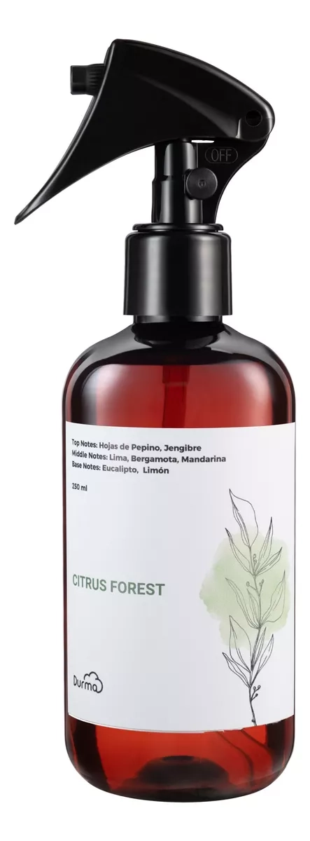 HOME SPRAY CITRUS FOREST 250ML | SPRAY RELAJANTE | DURMA - 1