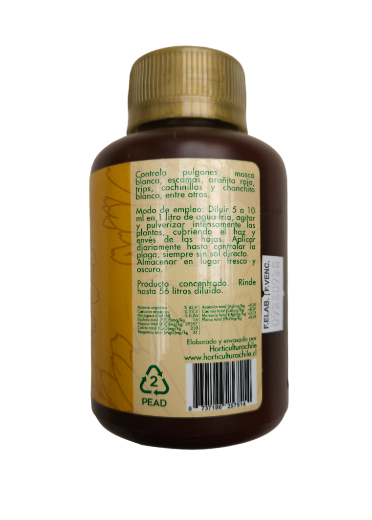 CONTROL PLAGA ASEDIO JABON POTASICO + ACEITE NEEM JARDÍN 280 ML - 3